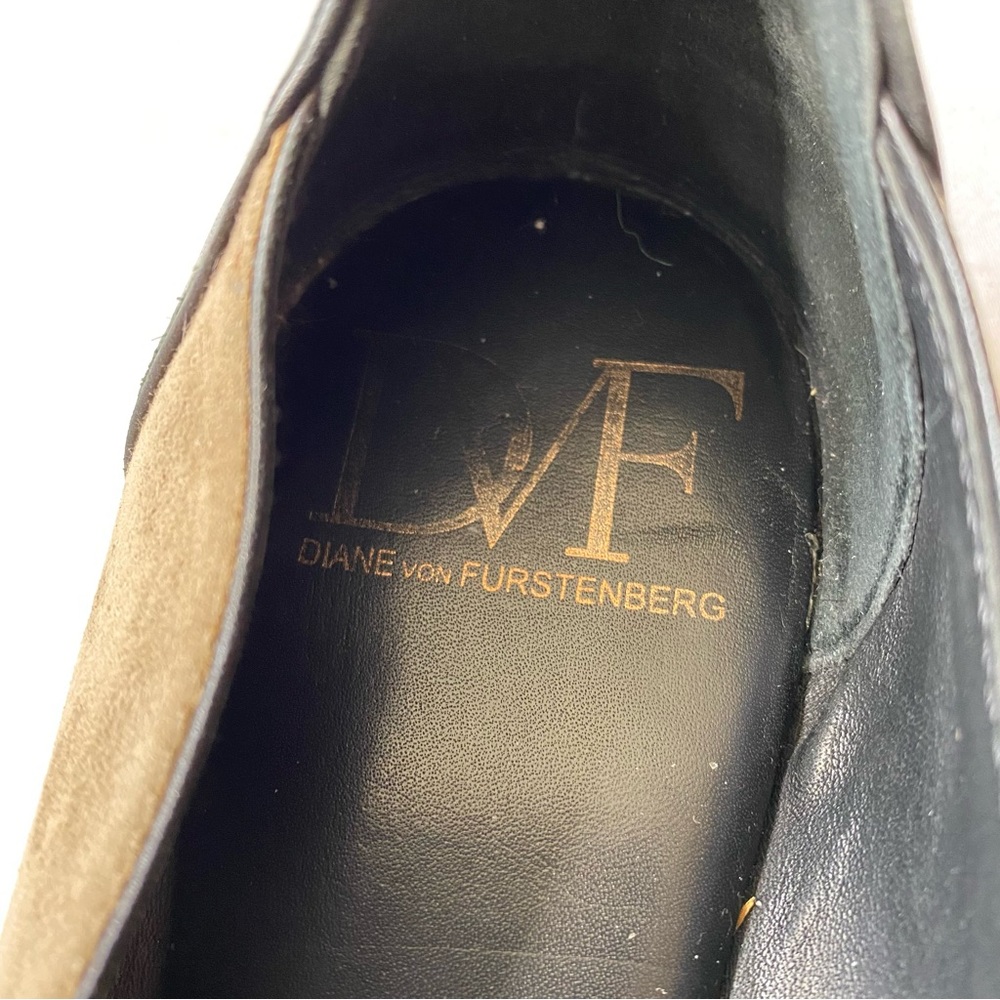 DVF Diane Von Furstenberg suede ballet flats size 7.5 Casual Elegant Everyday - Picture 8 of 9